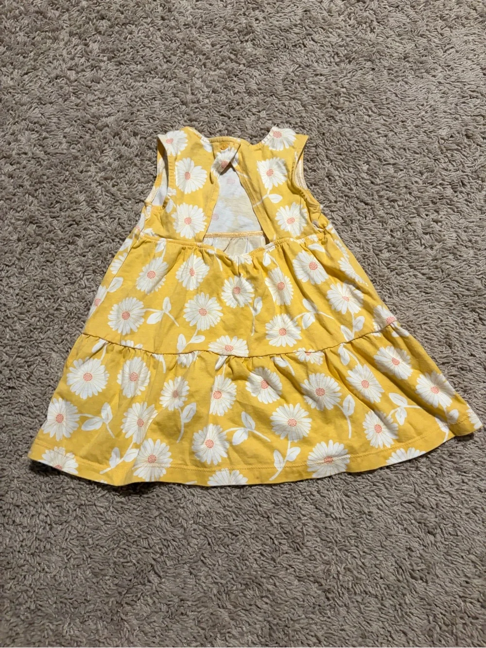 Carter’s 24M Yellow Daisy Floral Dress + Bloomers Like New